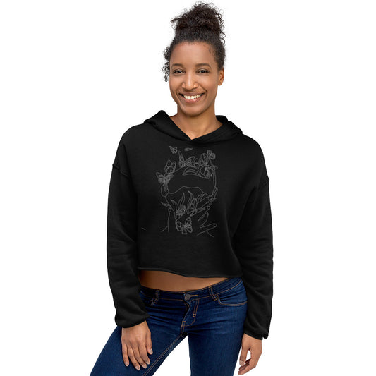 STATE OF MIND. Crop Hoodie