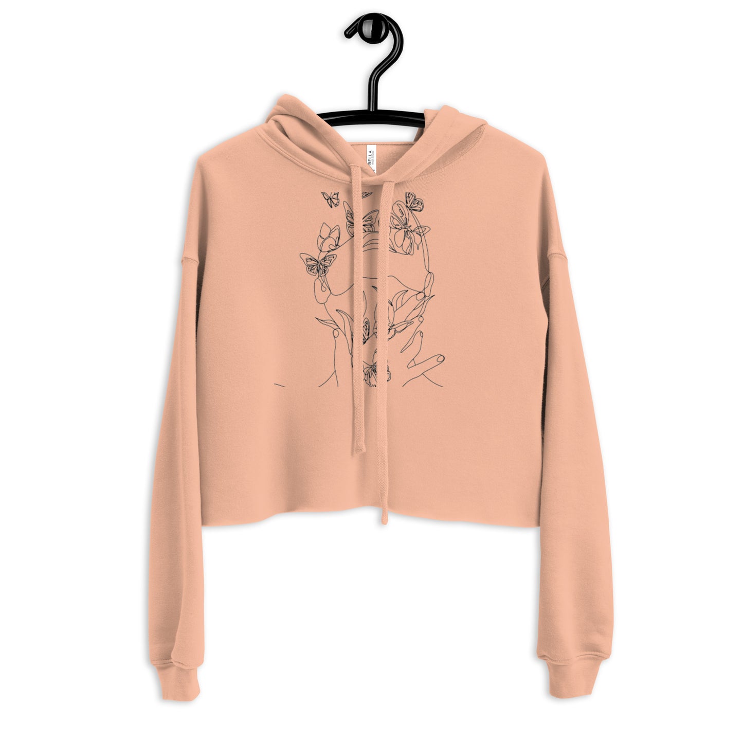STATE OF MIND. Crop Hoodie