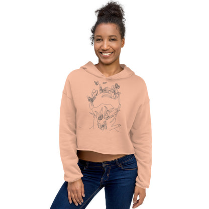 STATE OF MIND. Crop Hoodie